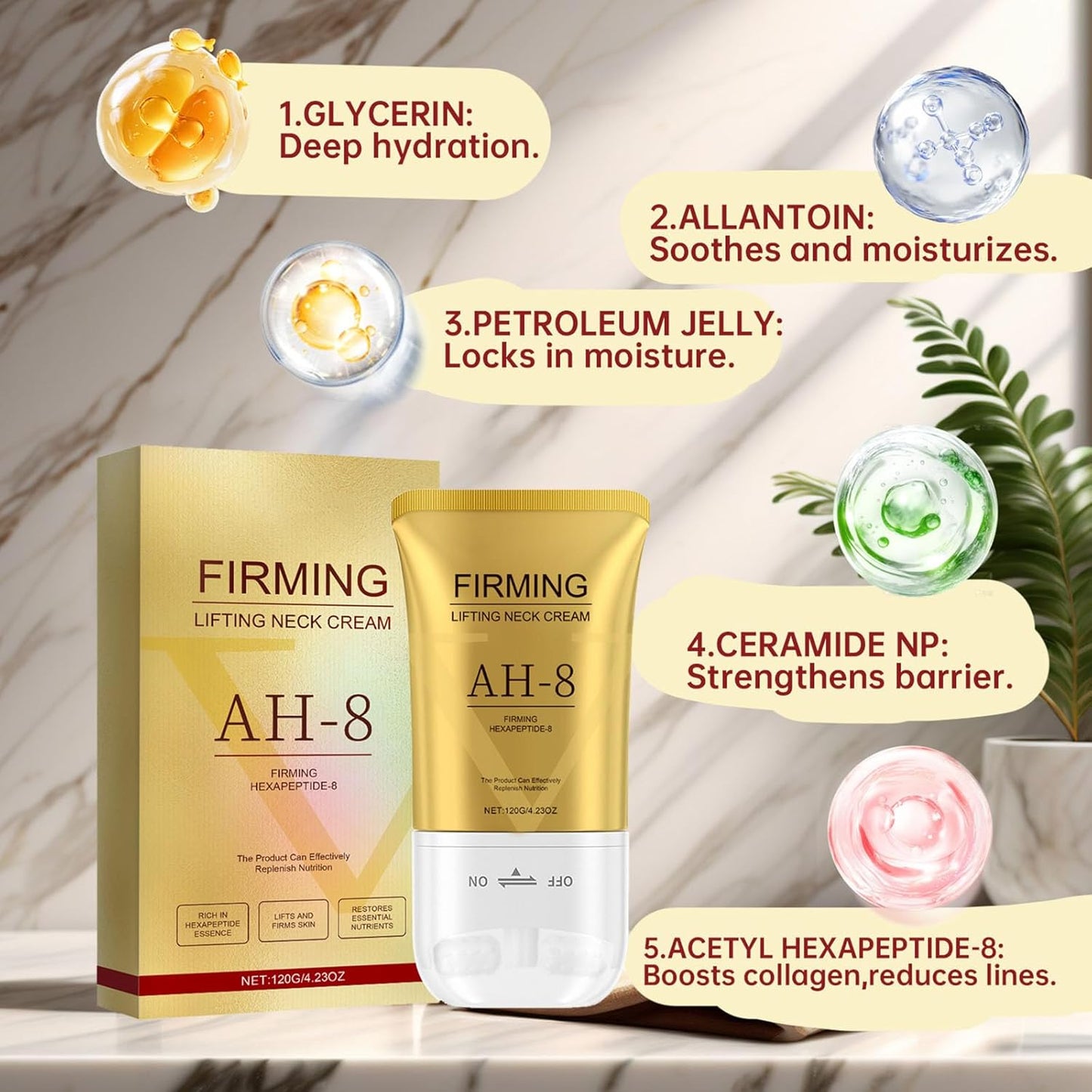 YouthLift Neck Firming Cream - Neck Cream for Sagging and Tighten Skin