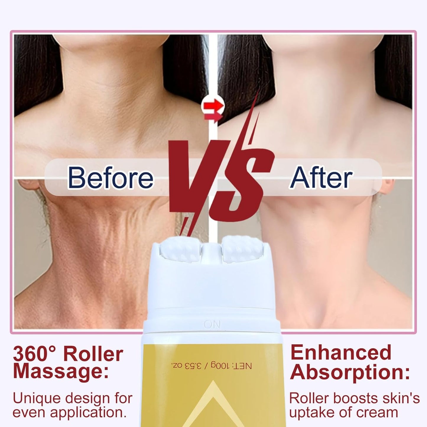 YouthLift Neck Firming Cream - Neck Cream for Sagging and Tighten Skin