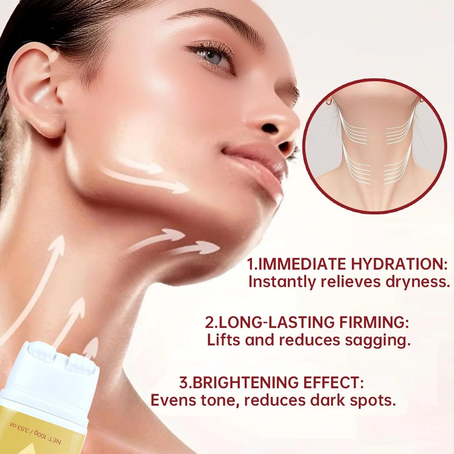 YouthLift Neck Firming Cream - Neck Cream for Sagging and Tighten Skin