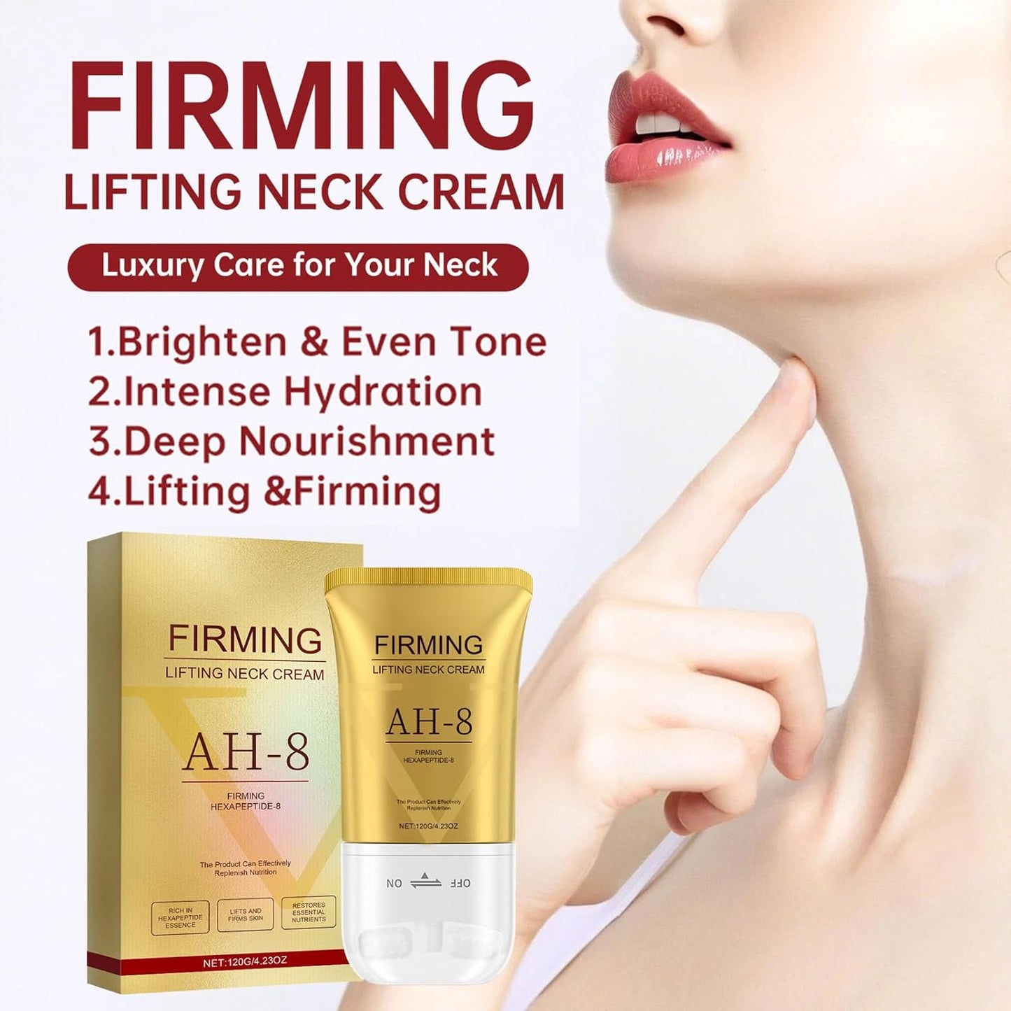YouthLift Neck Firming Cream - Neck Cream for Sagging and Tighten Skin
