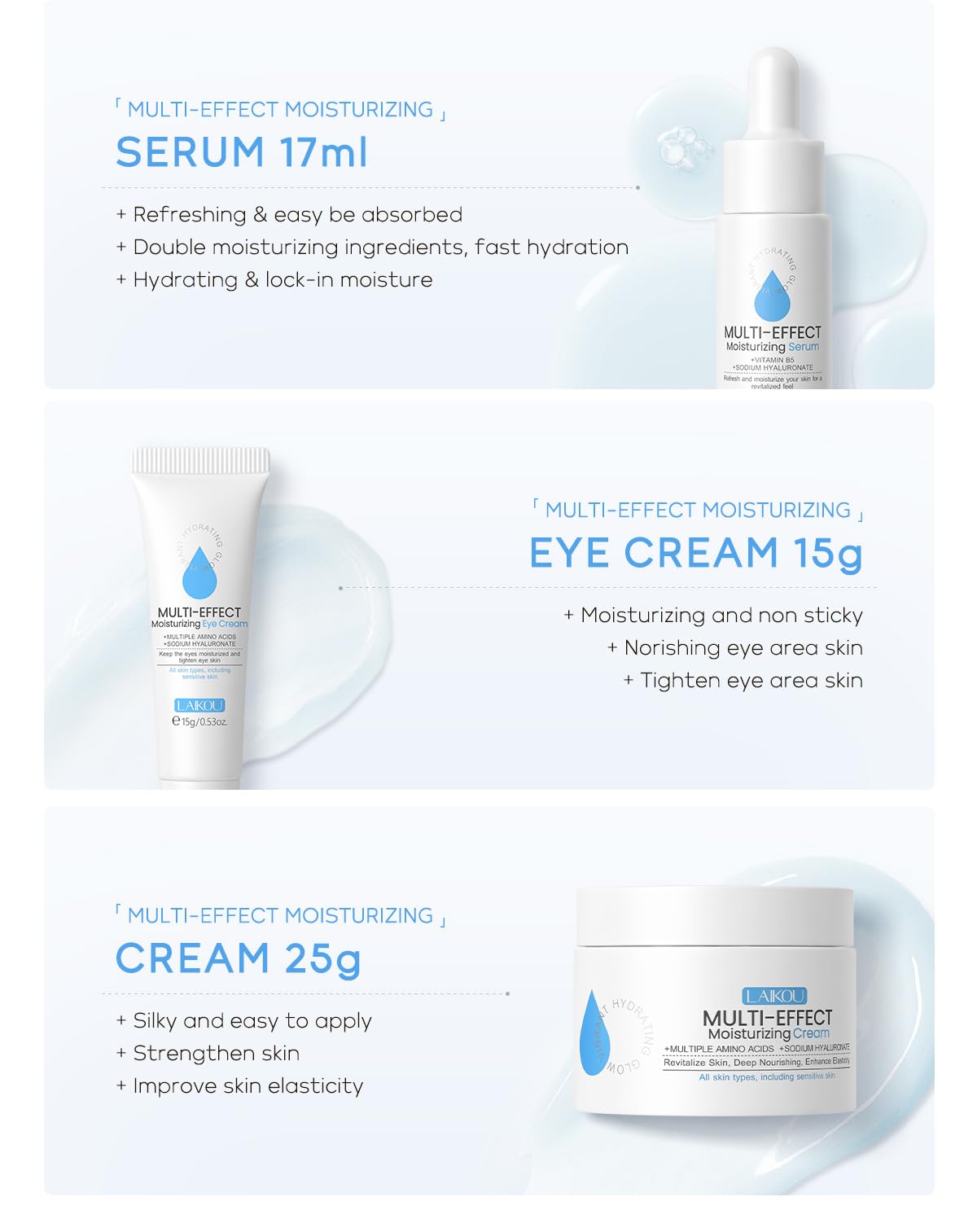 Hyaluronic Acid Hydrating Skincare Set