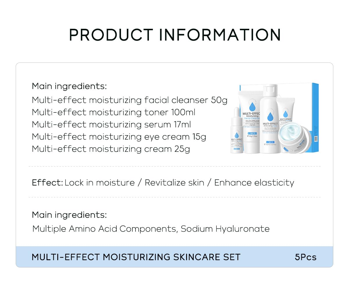 Hyaluronic Acid Hydrating Skincare Set