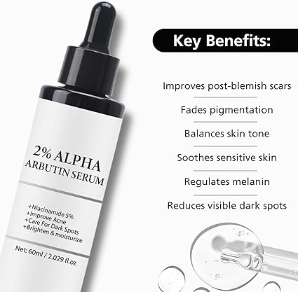 Alpha Arbutin Serum Dark Spots Removal for Face Lines & Wrinkles