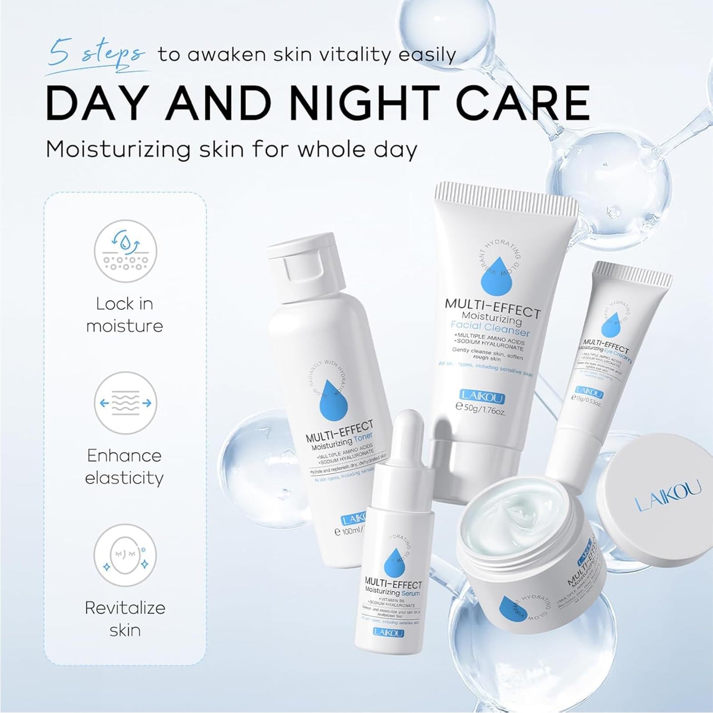 Hyaluronic Acid Hydrating Skincare Set